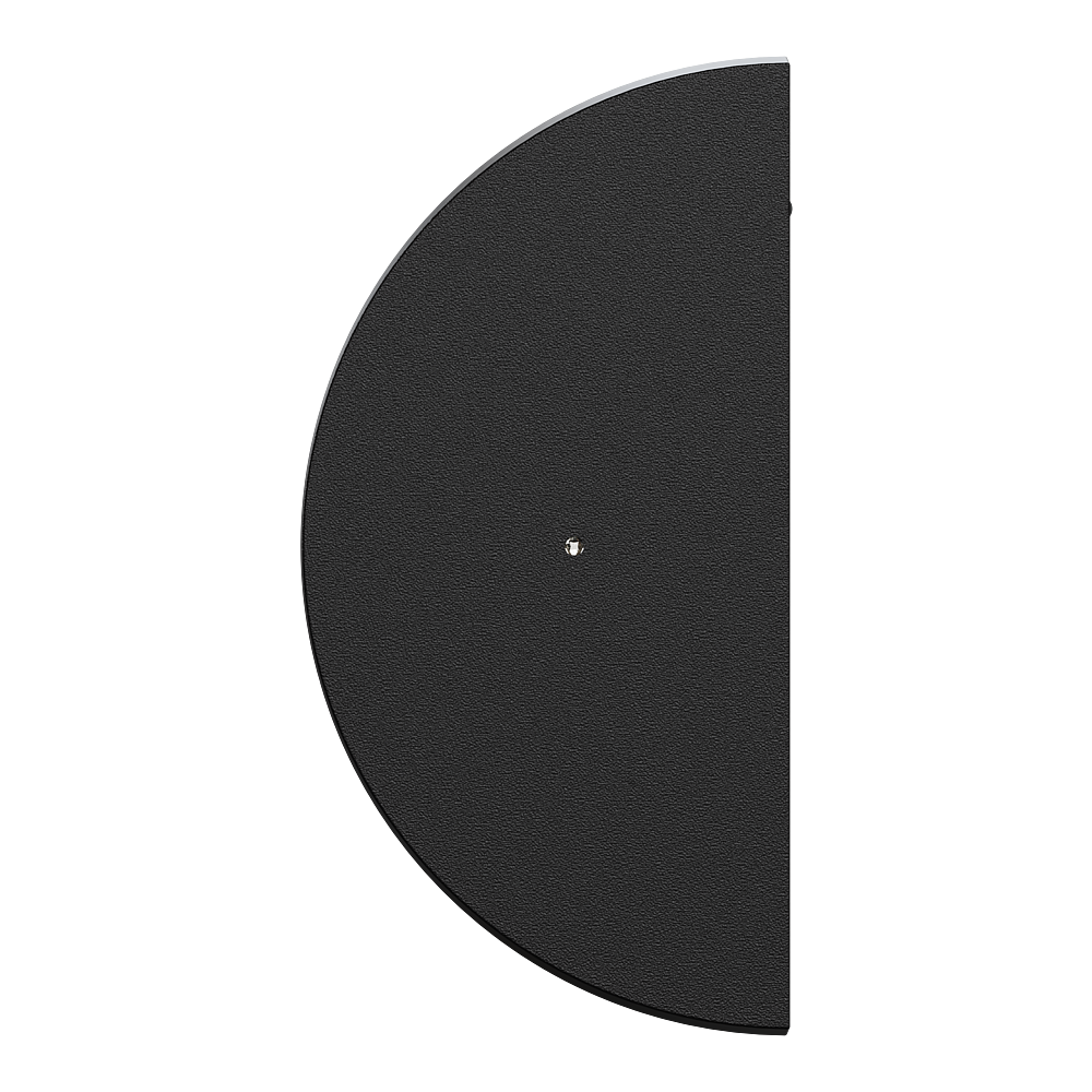 Odace demi enjo lumineux 2xVV pous noir